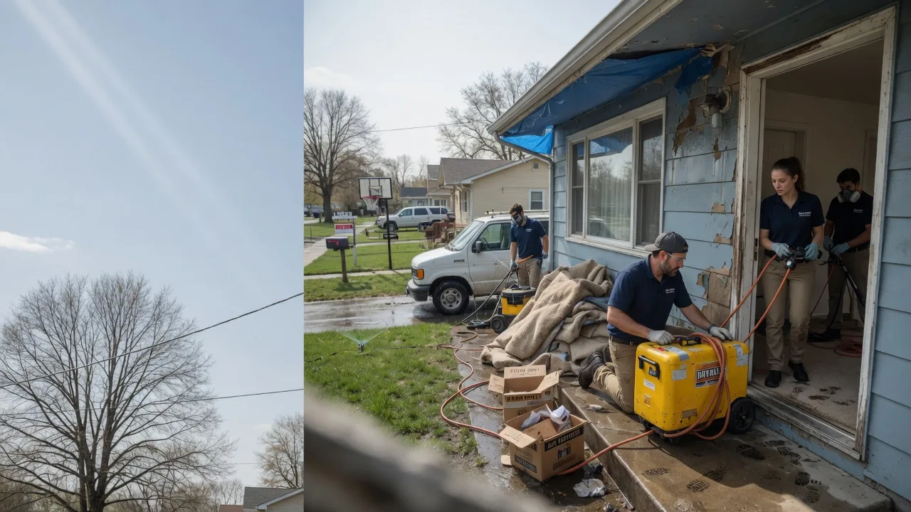 Basement Flood Cleanup in Oliveburg, PA near me